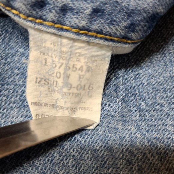 Riders Womens 20W P Straight Leg Med Wash 5 Pocket High Waist Denim Jeans 38x28 - Picture 9 of 9